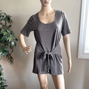 Pure Jill Brown Scoop Neck Top Size Medium